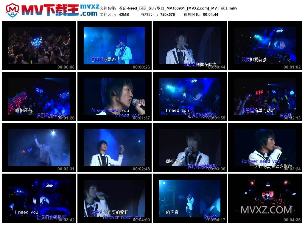 苍茫-Need_国语_流行歌曲_MA103961